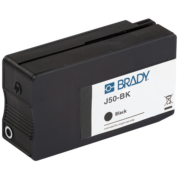Brady Ink Cartridge, New, Black J50-BK