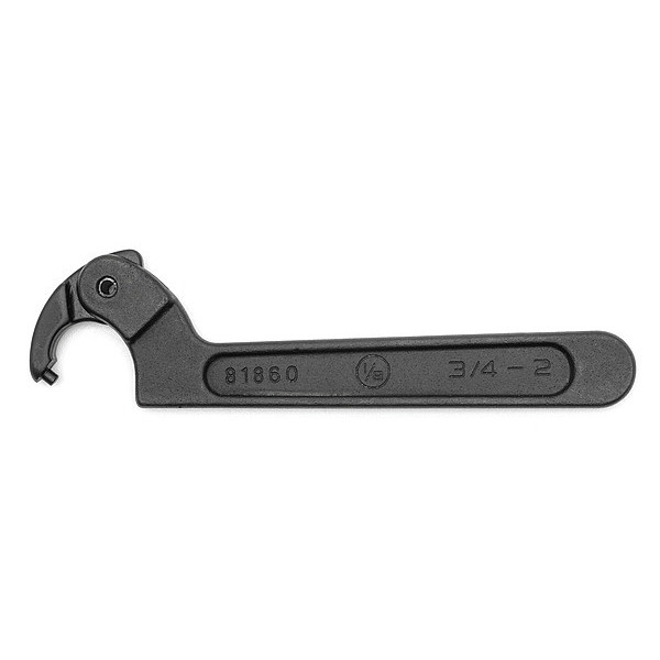 Gearwrench 3/4" to 2" Adjustable Pin Black Oxide Spanner Wrench 1/8" Pin 81860