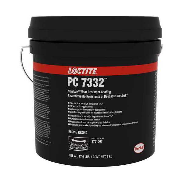 Loctite Construction Adhesive, 7332 Series, Gray, Pail, 4:01 Mix Ratio, 6 hr Functional Cure 2751067