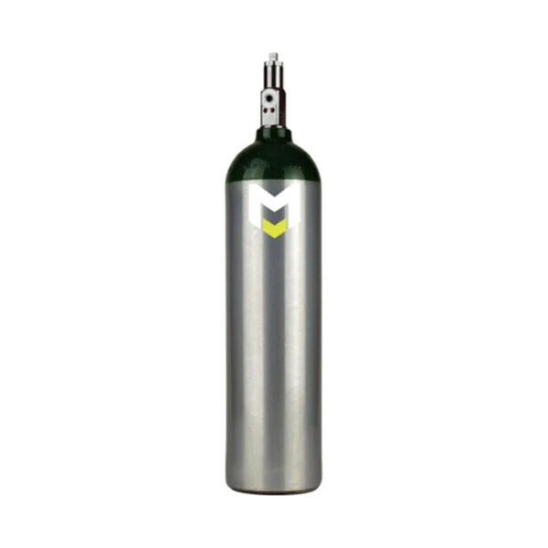 Meret Products MD Medical Oxygen Cylinder w/Post Valve MDCYLP-W