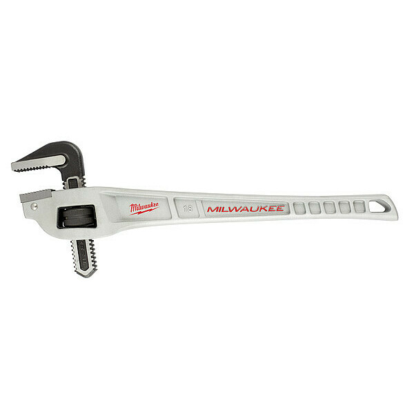 Milwaukee Tool 18 in L 2 in Cap. Aluminum Offset Pipe Wrench 48-22-7185