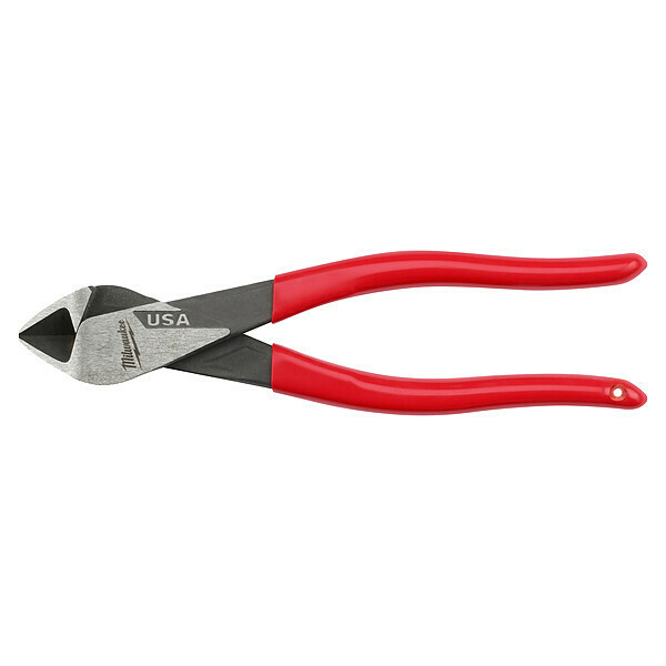Milwaukee Tool 8 in. Diagonal Cutting Pliers with Dipped Grip (Made in USA) MT508
