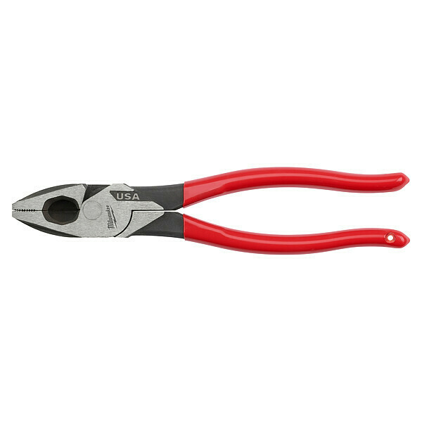 Milwaukee Tool 9 in. Lineman's Dipped Grip Pliers (Made in USA) MT500