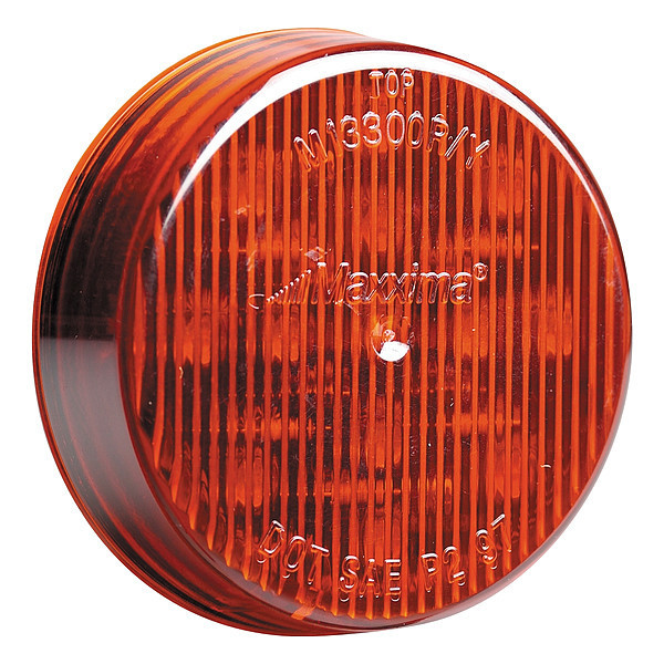 Maxxima Clearance Light, LED, Red, Round, 2-1/2 Dia M11300R