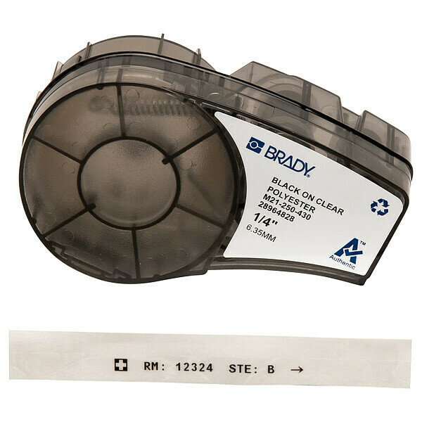 Brady Label Tape Cartridge, Permanent Printer M21-250-430