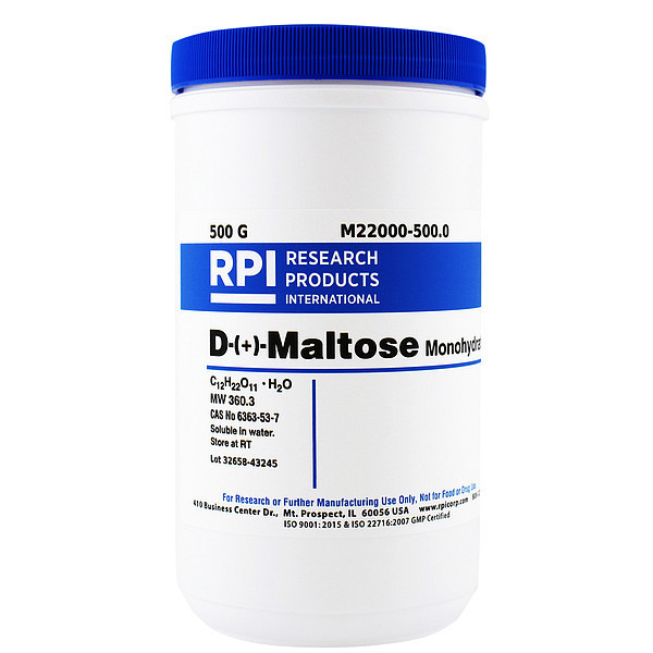 Rpi D-(+)-Maltose Monohydrate, 500g M22000-500.0