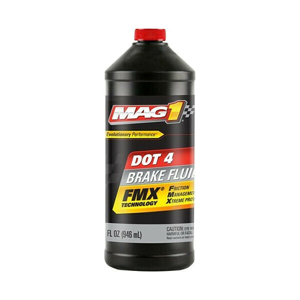 Mag 1 DOT 4 Brake Fluid, 32 oz, Glycol Base MAG1130