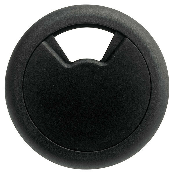 Cordaway Grommet, Desk, 2 in. dia., Black 00201