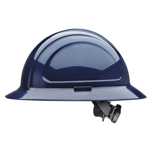 Honeywell North Full Brim Hard Hat, Type 1, Class E, Ratchet (4-Point), Navy Blue N20R080000