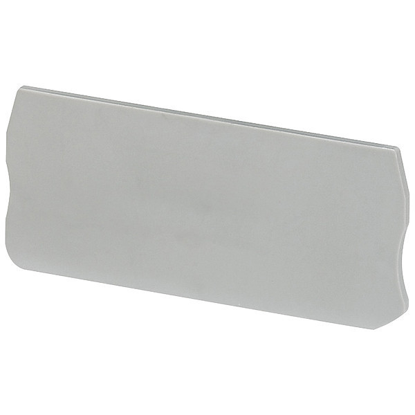 Square D End Cover, Plastic, Screws NSYTRACR43