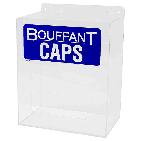 Brady Bouffant Dispenser, Arcylic, Clear PD524E