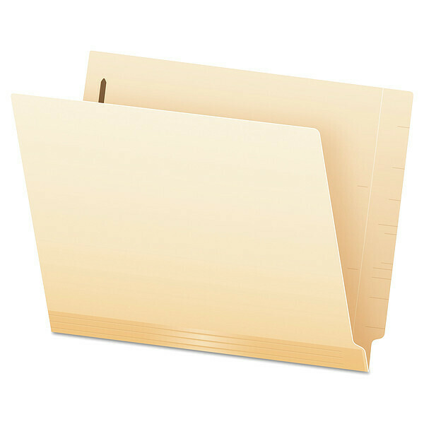 Zoro Select File Folders 8-1/2" x 11", Straight Tab, Manila, Pk50 PFX13140