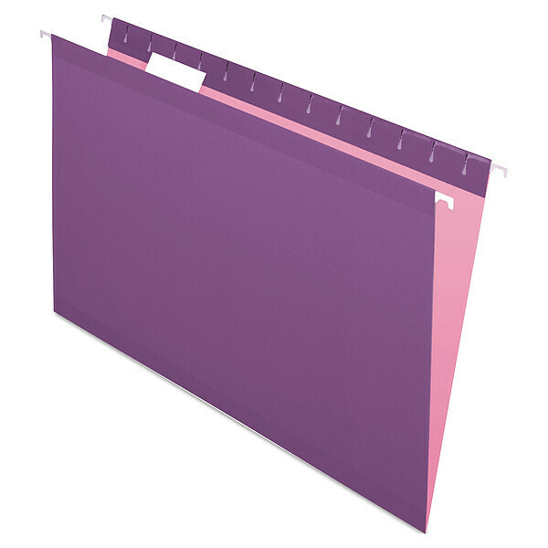 Pendaflex Hanging File Folders, Violet, PK25 PFX415315VIO