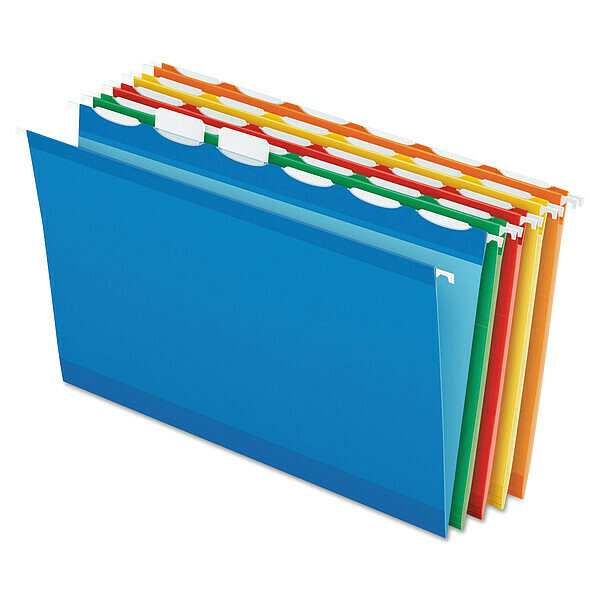 Pendaflex Hanging File Folders, Assorted, PK25 PFX42593