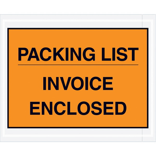 Zoro Select Packing List/Invoice Envelope, PK1000 PL417