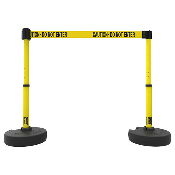 Banner Stakes Belt Barrier, Danger Keep Out PL4114