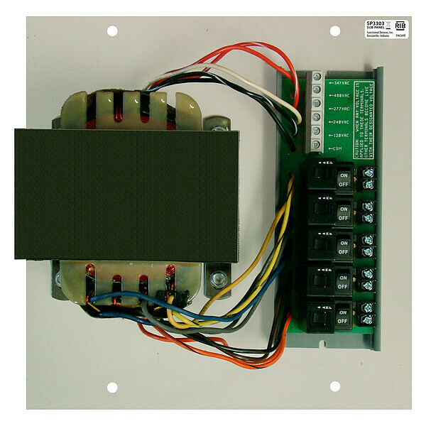 Functional Devices-Rib Class 2 Transformer, 40 VA, NEMA 1, Not Rated, 24V AC, 120/240/277/347/480V AC PSMN200A