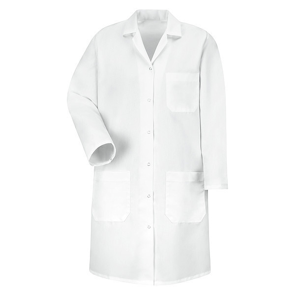 Vf Imagewear Lab Coat, XL, White, 38-1/4 In. L KP15WH RG XL