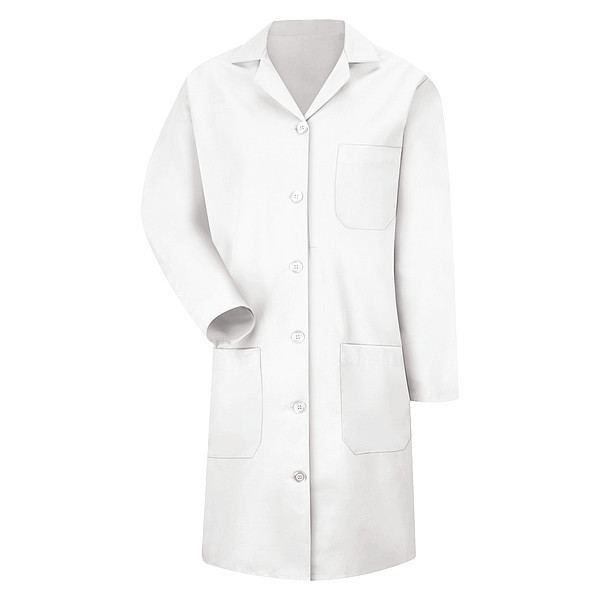 Vf Imagewear Lab Coat, XL, White, 38-1/4 In. L KP13WH RG XL