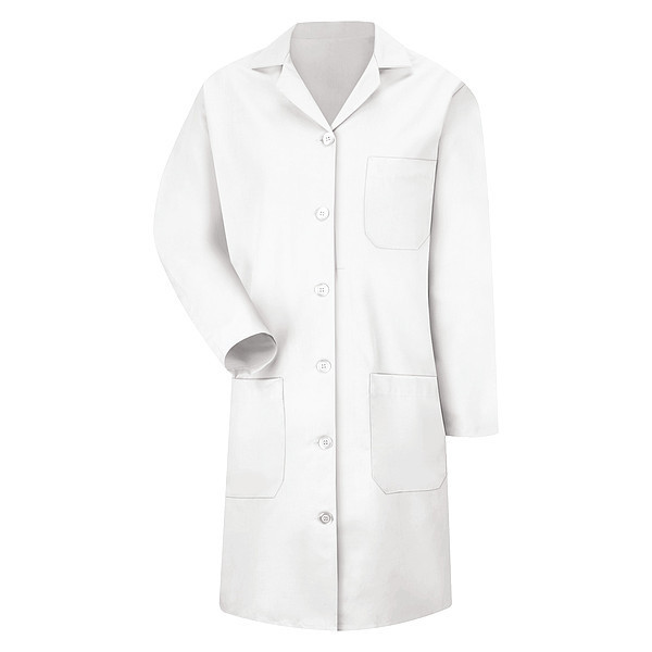 Vf Imagewear Lab Coat, M, White, 38-1/4 In. L KP13WH RG M