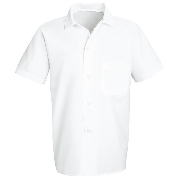 Chef Designs 501Pbwht Mns Wh Ss Cook Shirt 5010WH SS M