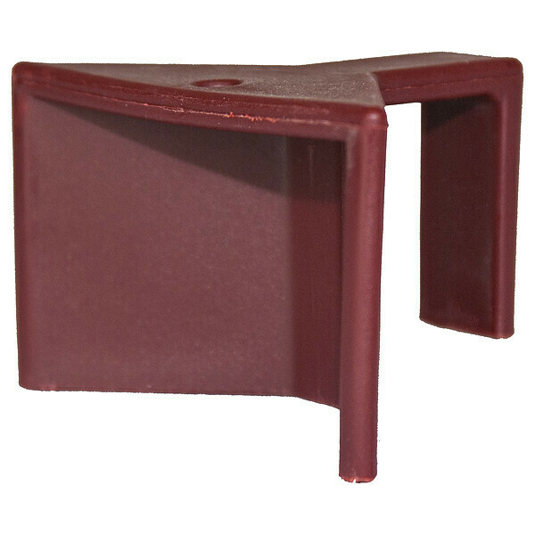 Pressto Valet Door Wedge, Reinforced Thermo-Plastic, Red, 2"H x 2-1/2"W PVDS02