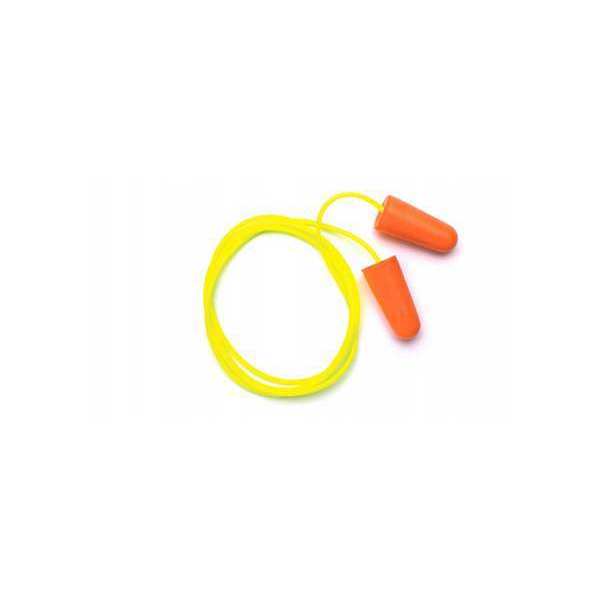 Pyramex Disposable Foam Ear Plugs, Contoured-T Shape, 32 dB, Orange, 100 PK DP1001