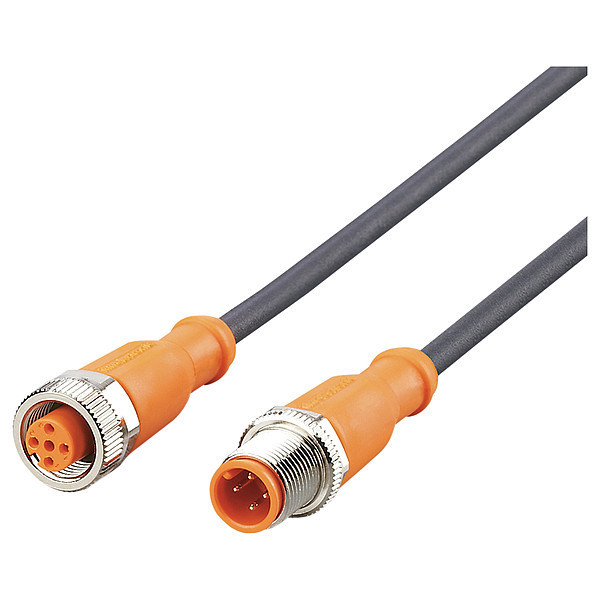 Ifm Double-Ended Cordset, 3 m L Cable EVC100