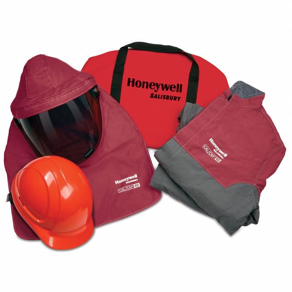 Salisbury Arc Flash PPE Kit, Gray/Red, 2XL SK65PRG2X-PP