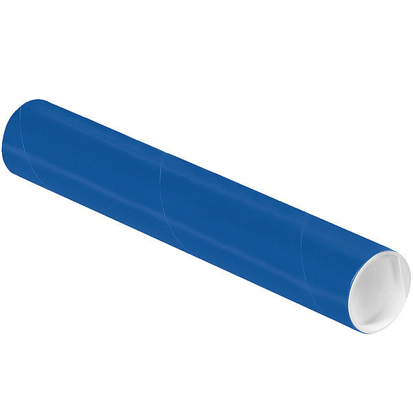 Crownhill Mailing Tube, 12inLx2in.dia, Blue, PK50 P2012B