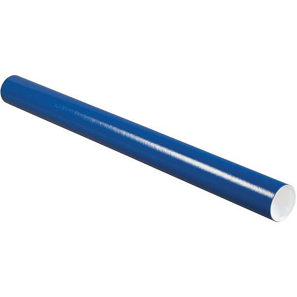 Crownhill Mailing Tube, 36inLx3in.dia, Blue, PK24 P3036B