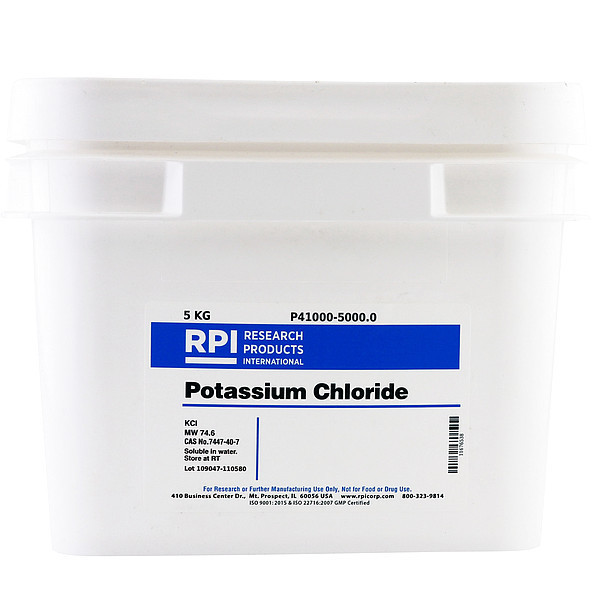 Rpi Potassium Chloride, 5kg P41000-5000.0