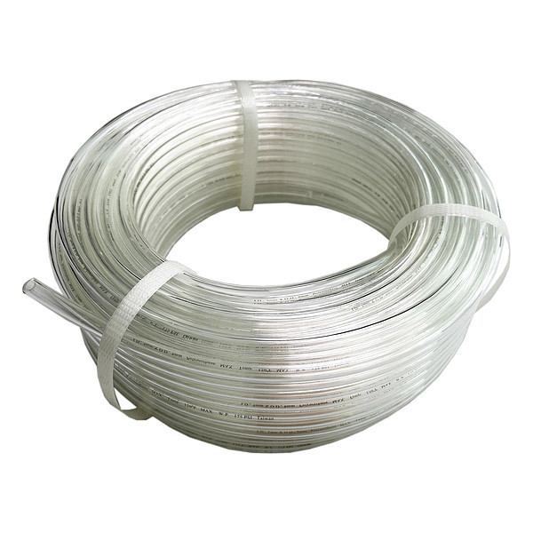 Zoro Select Tubing, 5mm IDx8mm OD, 100 Ft, Natural 806FH4