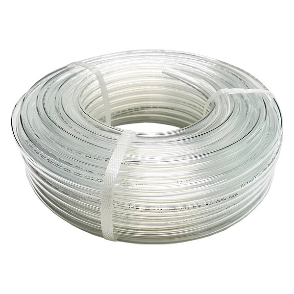 Zoro Select Tubing, 6.5mm ID x 10mm OD, 100 Ft, Natural 806FH5