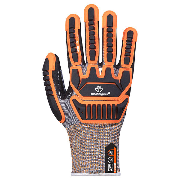 Tenactiv Cut-Resistant Gloves, PR, XS, Orange STXPNRVB-6