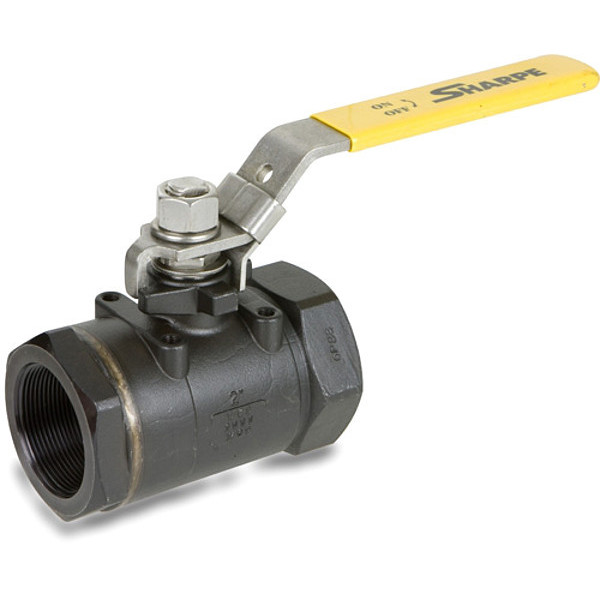 Sharpe Valves Manual 2-Way Ball Valve, NPT, Carbon Steel 4353010400