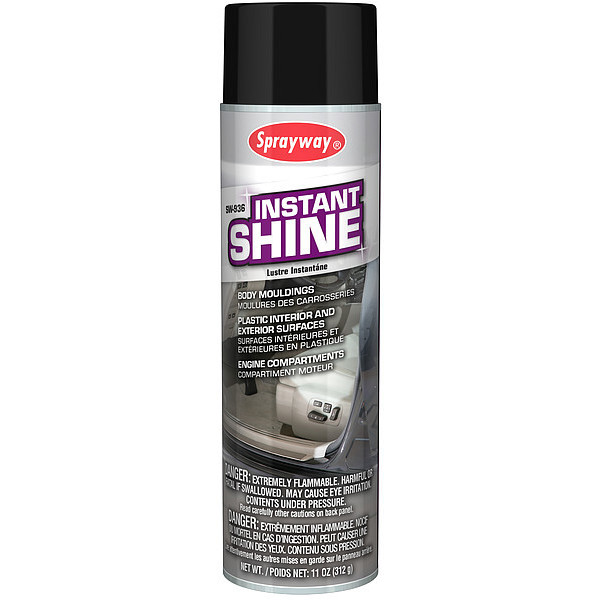 Sprayway 20 Oz. Instant Shine Can, Clear, Wash and Shine SW936