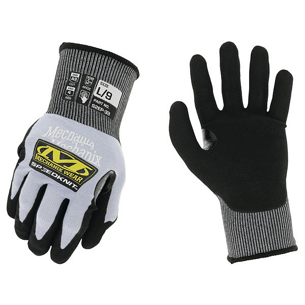 Mechanix Wear SpeedKnit(TM), Glove, HPPE, Size 8, 8, PR S2EP-33-008
