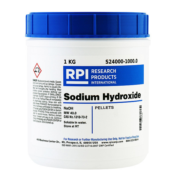 Rpi Sodium Hydroxide, 1kg S24000-1000.0