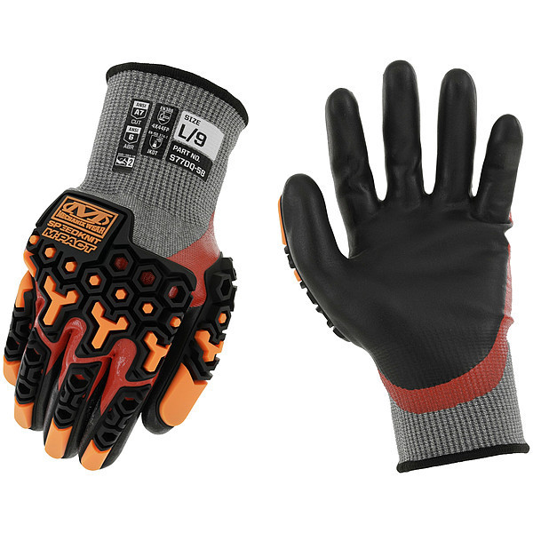 Mechanix Wear SpeedKnit(TM), Glove, HPPE, Size 8, 8, PR S77DQ-58-008