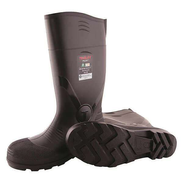 Tingley Steel Toe Boot, Chemical Resistant, 15", PR 31341