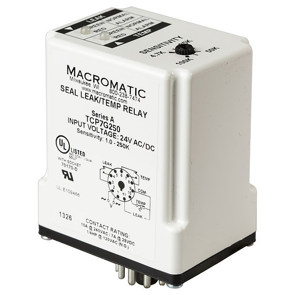 Macromatic Seal/Temp Relay TCP7G250-G