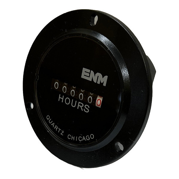 Enm Hour Meter, 1.68" L, 1.68" W T50B59