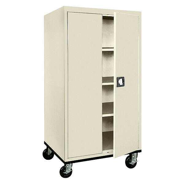 Sandusky Lee Mobile Storage Cabinet, Putty, 200 lb TA3R362466-07