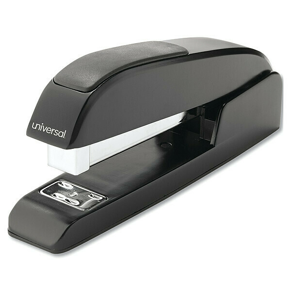 Universal One Stapler, Full Strip, Black, Top, 20 Sheets UNV43138