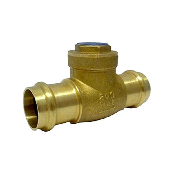 Milwaukee Valve Swing Check Valve, 3.74 in Overall L UP0969000034