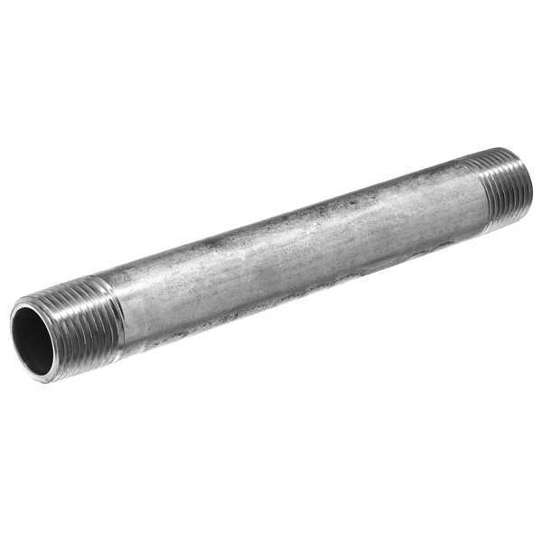 Zoro Select Pipe, Schedule 40, 5/8" ID, 304 SS, 3 ft L ZUSA-PF-11246