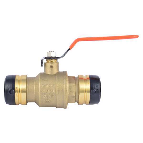 Sharkbite Ball Valve, 1-1/4" Tube Size UXLBV35