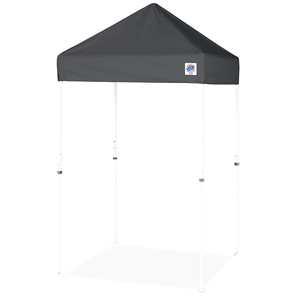 E-Z Up Shelter, Gray, 5 ft W, 5 ft L VU2STL05KFWHTSG