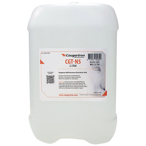 Cougartron Hy Performance Neutralizing Fluid, 2.5gal WELC3187
